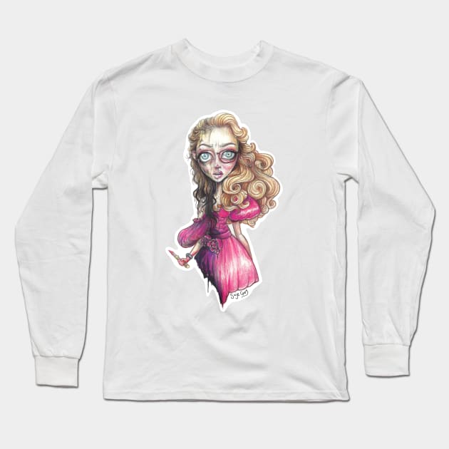 Boo, cross out Needy Long Sleeve T-Shirt by sajegary